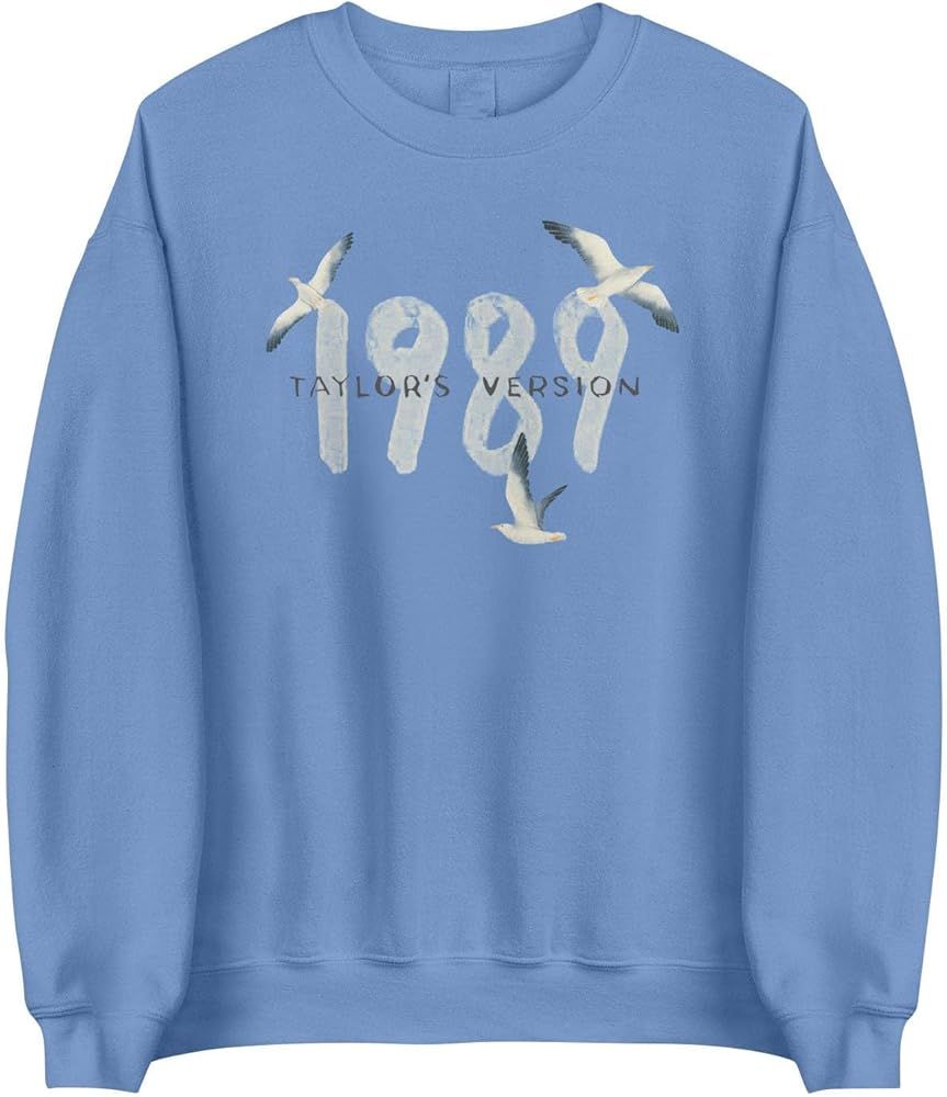 Taylor 1989 Crew Neck Shirts for Women - Oversized Crewneck 1989 Sweatshirt Long Sleeve Concert O... | Amazon (US)