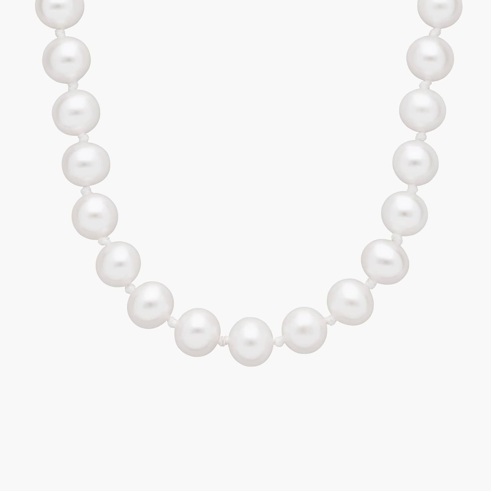 18" Freshwater Cultured Pearl Strand with 14k Yellow Gold (6-6.5mm) | Blue Nile