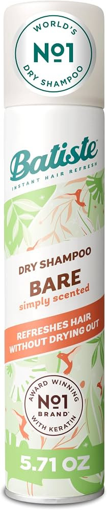 Batiste Dry Shampoo, Bare Fragrance, 5.71 Oz | Amazon (US)