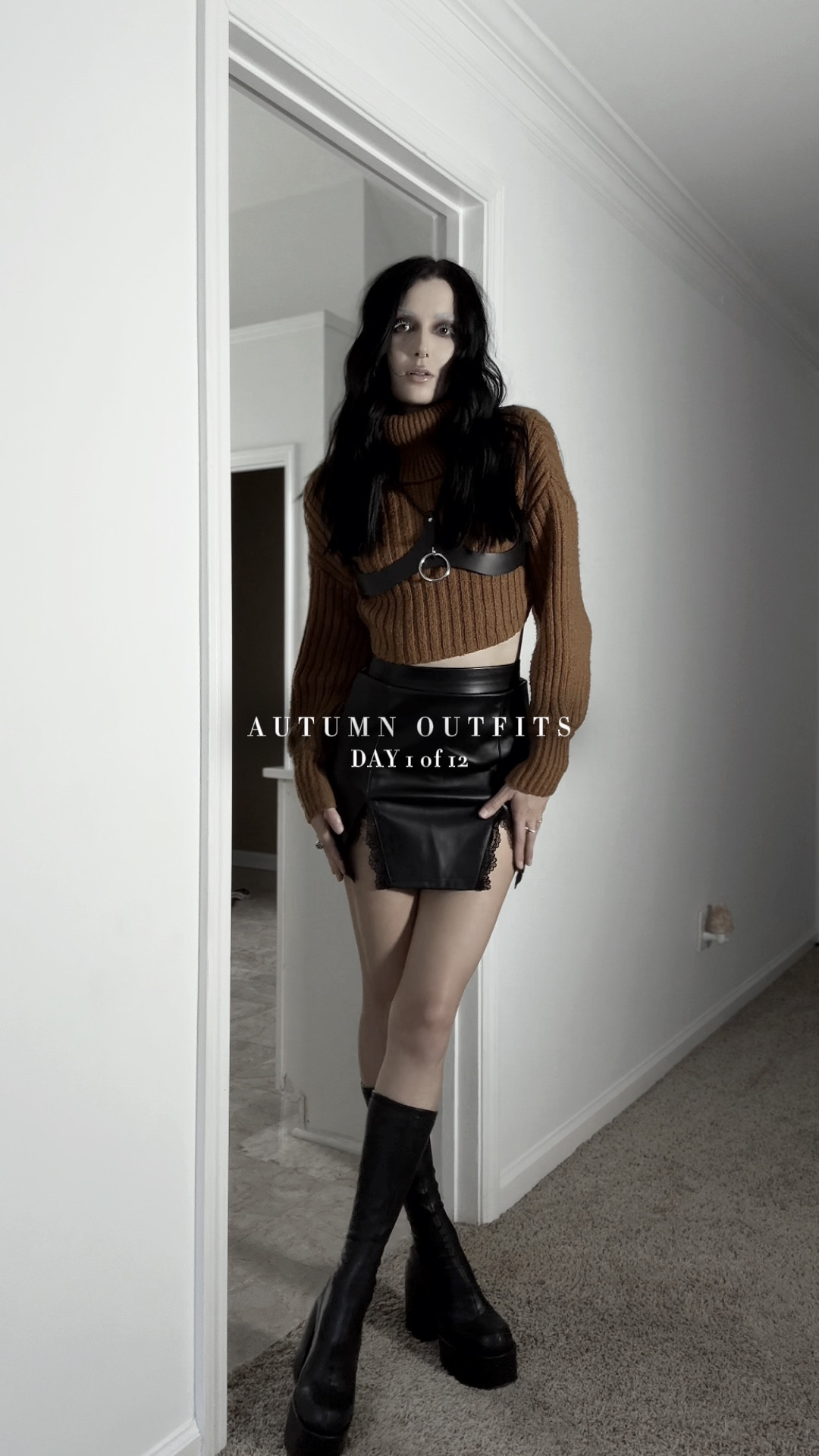 autumn outfits. 1 of 10. sweater x mini skirt x platform boots.

#LTKStyleTip #LTKItBag #LTKShoeCrush