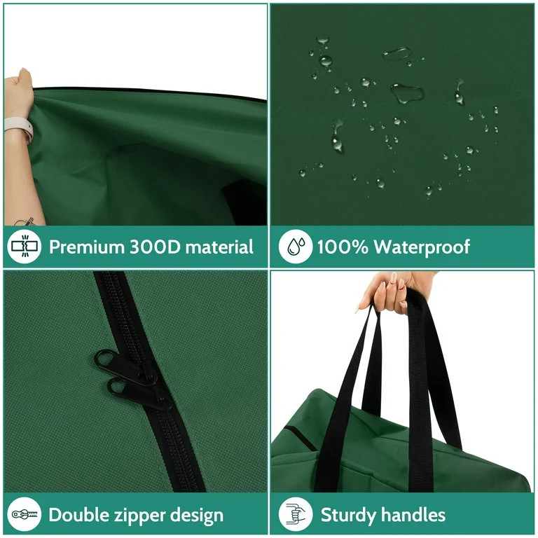 IZNEN 3 Pack Large Christmas Tree Storage Bag,Fits UP to 7.5 ft Artificial Trees,Christmas Wreath... | Walmart (US)