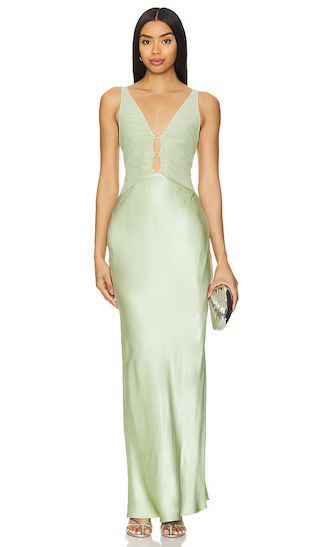 Hacie Maxi Dress in Avocado | Revolve Clothing (Global)