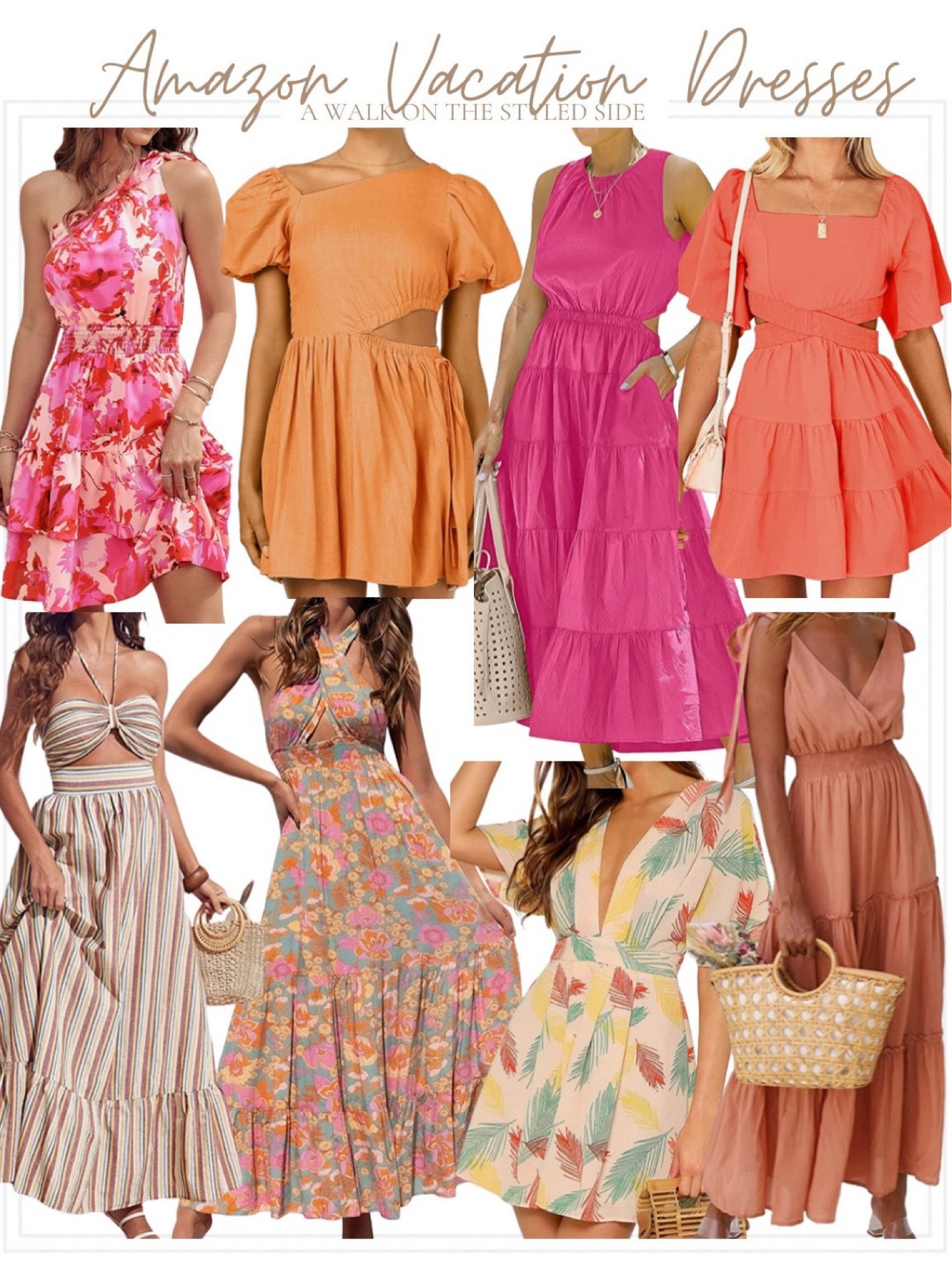 amazon resort dresses Amazon.com: Kenny Flowers - Women's Resort Dress - Organic Rayon Maxi Dress  - Smocked Back, Adjustable Tie Straps, & Flowy Tiered Bottom