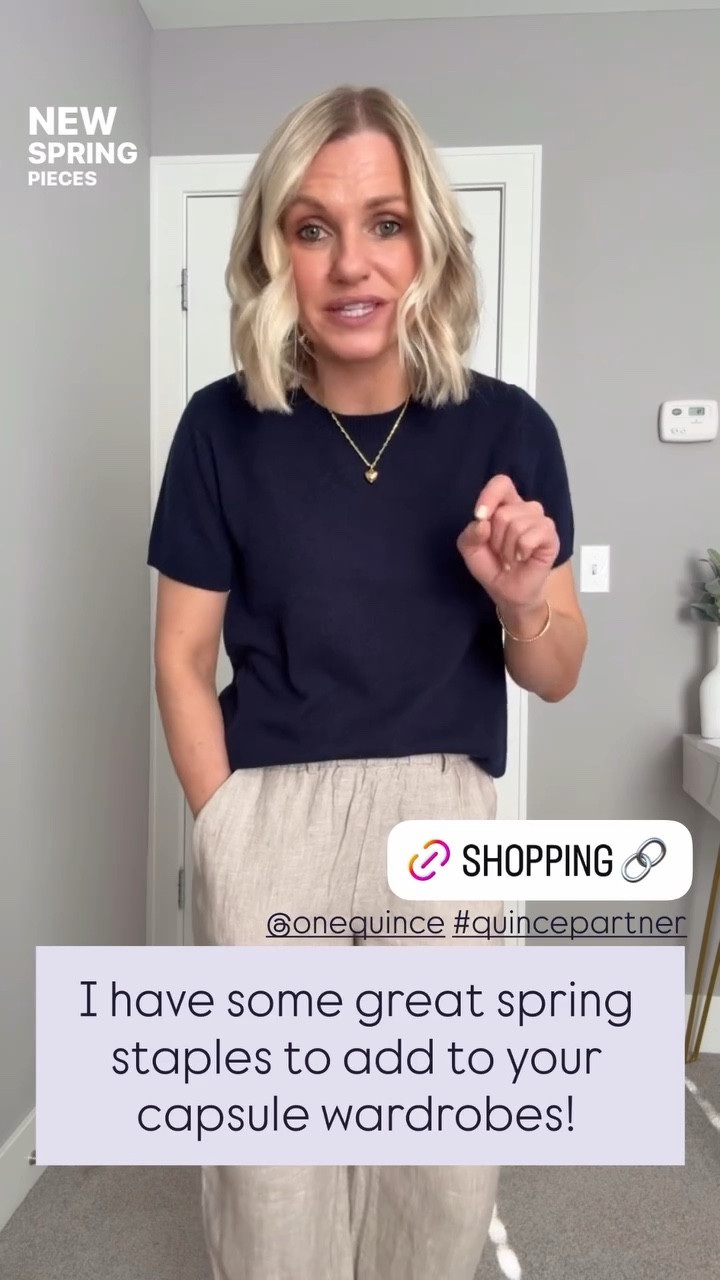 This cashmere tee is the perfect elevated basic for spring! ! I’m wearing a small! @onequince  #QuincePartner


#LTKSeasonal #LTKPetite #LTKOver40
