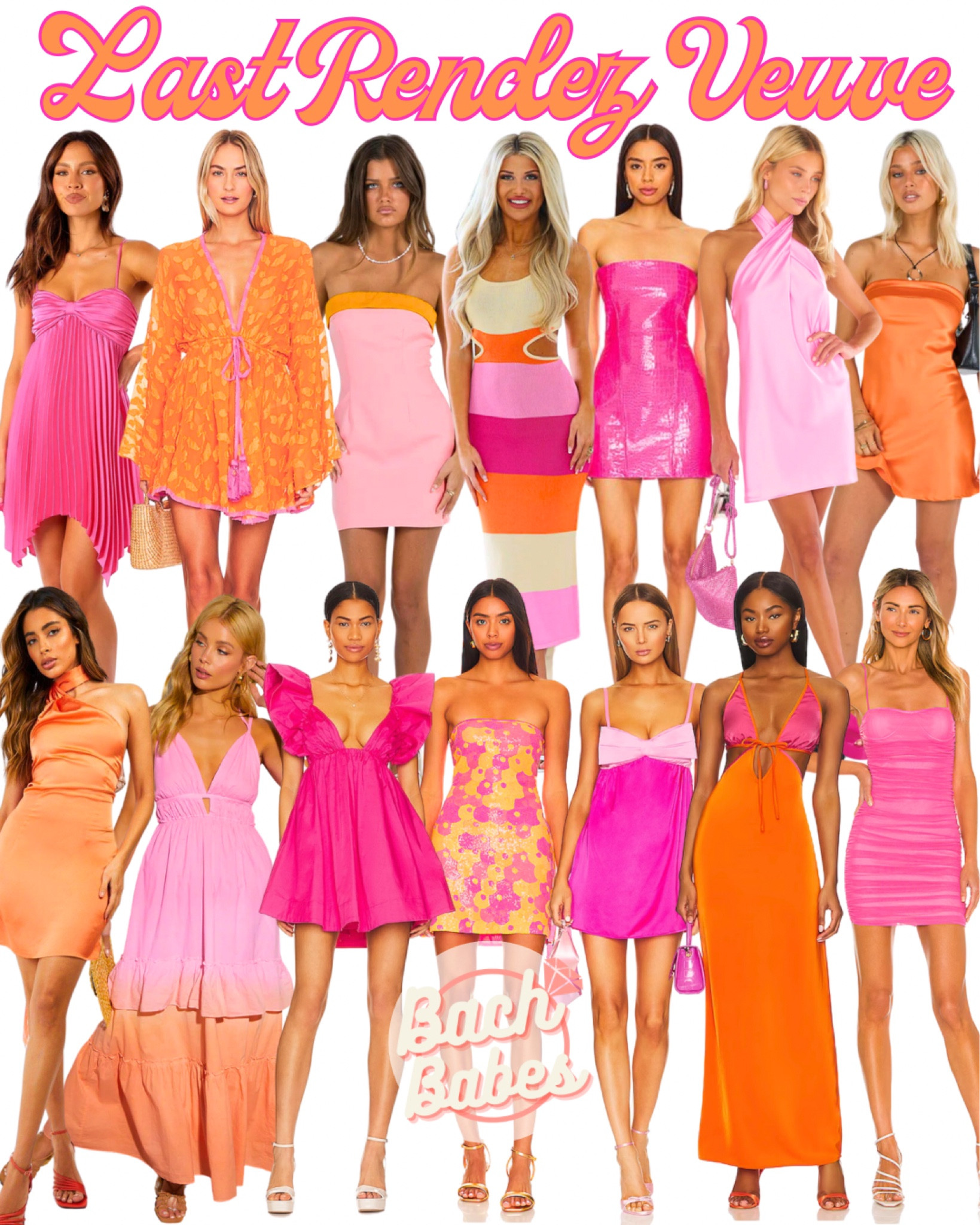 Last Rendez Veuve Bach Party Outfits!🩷🍾🧡 #LastRendezVeuve #PinkAndOrange #BachPartyOutfits #BacheloretteParty

Veuve Bachelorette Party, Veuve before vows Bachelorette Party, last rendez veuve bachelorette party, Bach party, bach theme, Bach babes, bachelorette party theme, pink and orange 