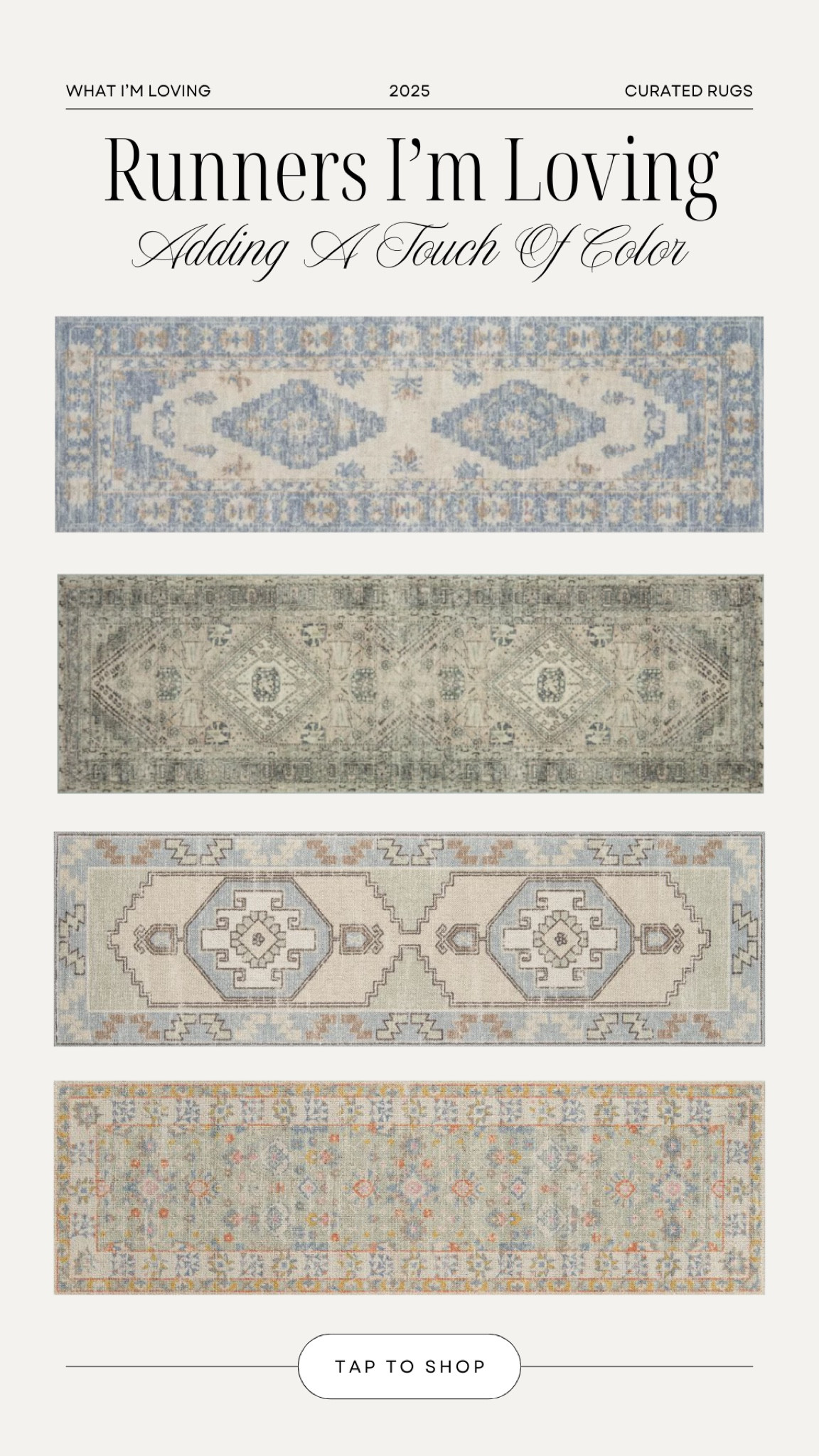 Soft hues, vintage vibes, and just the right touch of color ✨ These runners are perfect for elevating any space. 

#LTKFindsUnder100 #LTKHome #LTKSaleAlert