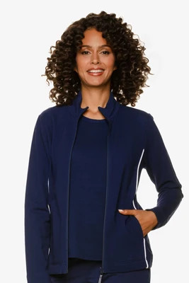 Evy Jacket  |  Navy | Helen Jon