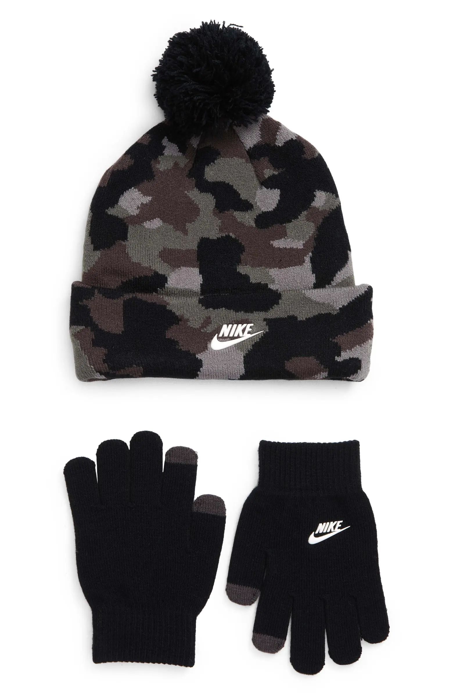 Nike Futura Beanie & Touchscreen Gloves Set | Nordstrom | Nordstrom