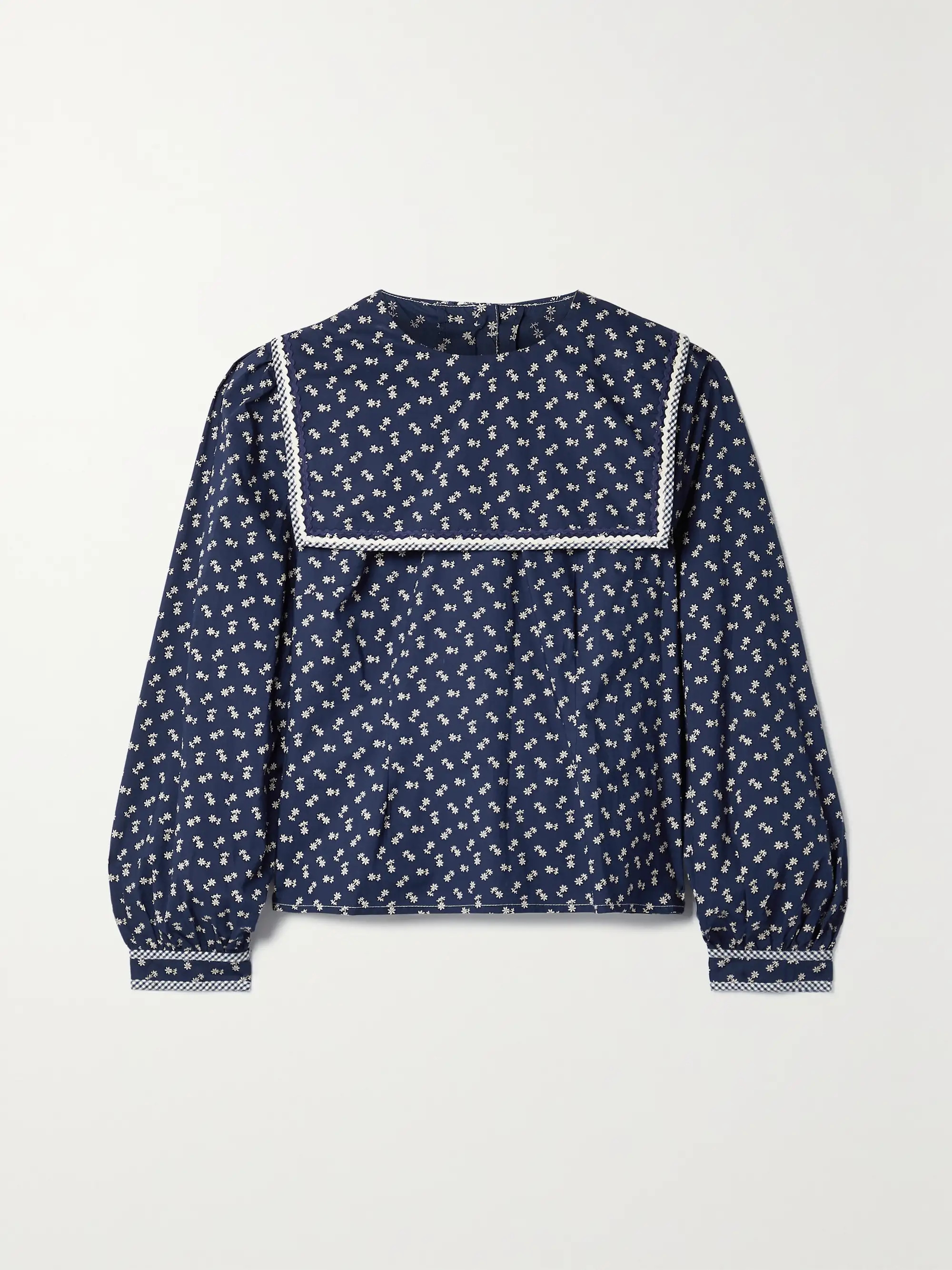 Renoir floral-print organic cotton-poplin top | NET-A-PORTER APAC