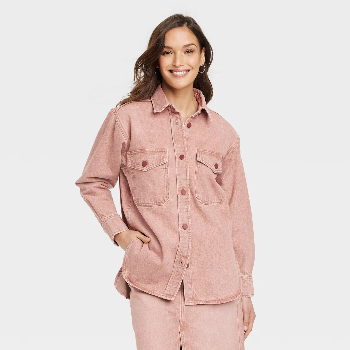 Women's Denim Shacket - Universal Thread™ | Target