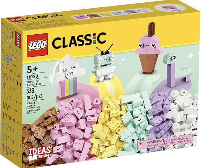 Lego® Classic Creative Pastel Fun 11028 Building Toy Set; Colourful, Imaginative, Playful Learni... | Amazon (US)