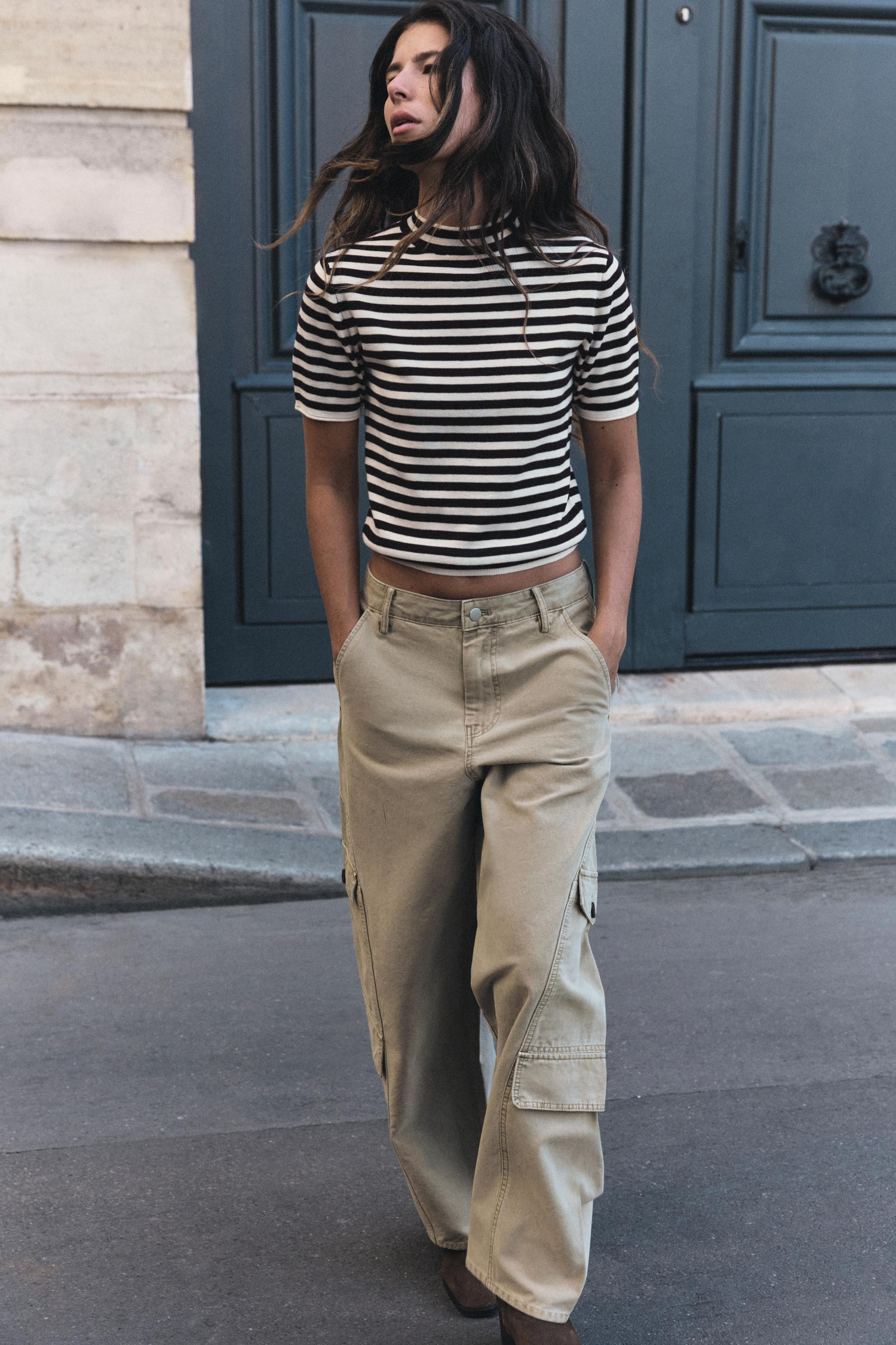 STRIPED KNIT TOP | Zara US