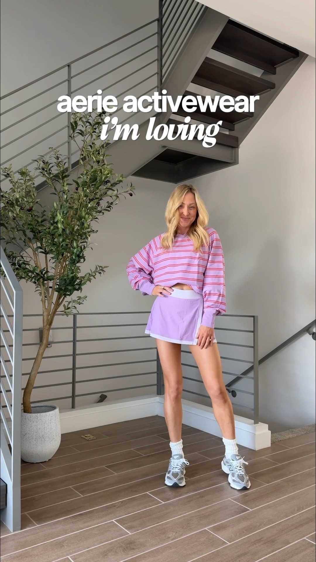 Aerie activewear that’s 30% off!! Wearing my true size! If in between go up! 

#LTKdayinmylife #LTKActive #LTKSaleAlert