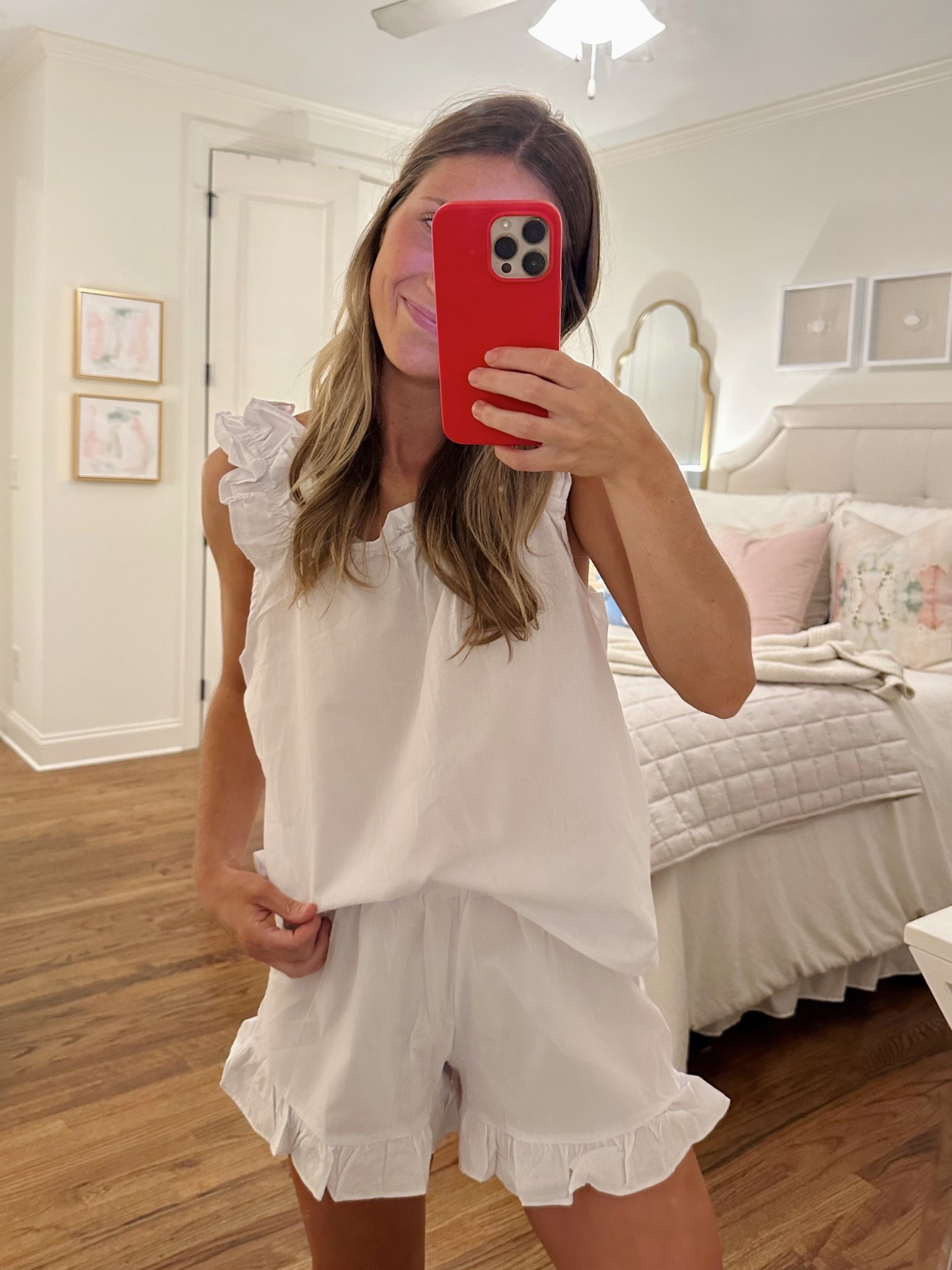 The butterfly set!!!!🦋 can’t wait to dress up or down! Would be perfect for bridesmaids! 

#annakatherine #whiteset #grwm #bridesmaids #allwhite