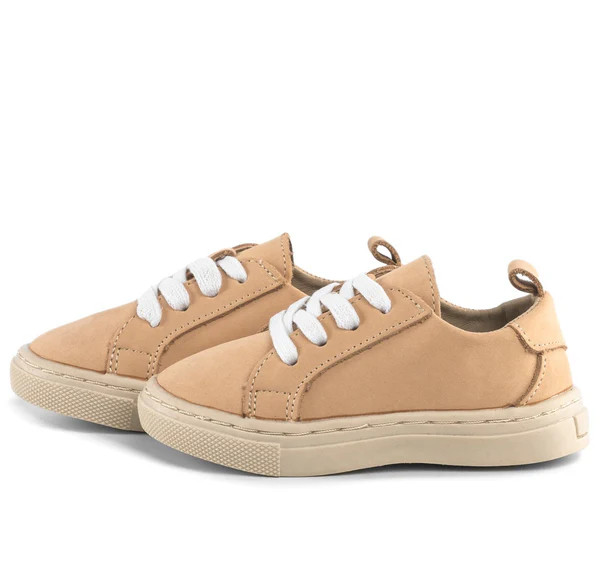 Tan Nubuck - Low Top Sneakers | Piper Finn