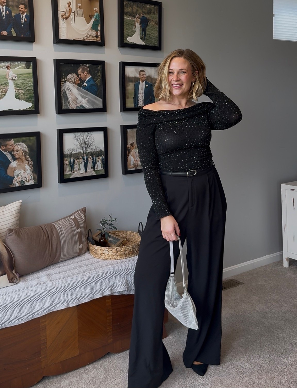 Simple but fun NYE look! 

#LTKootd #LTKgrwm #LTKHoliday