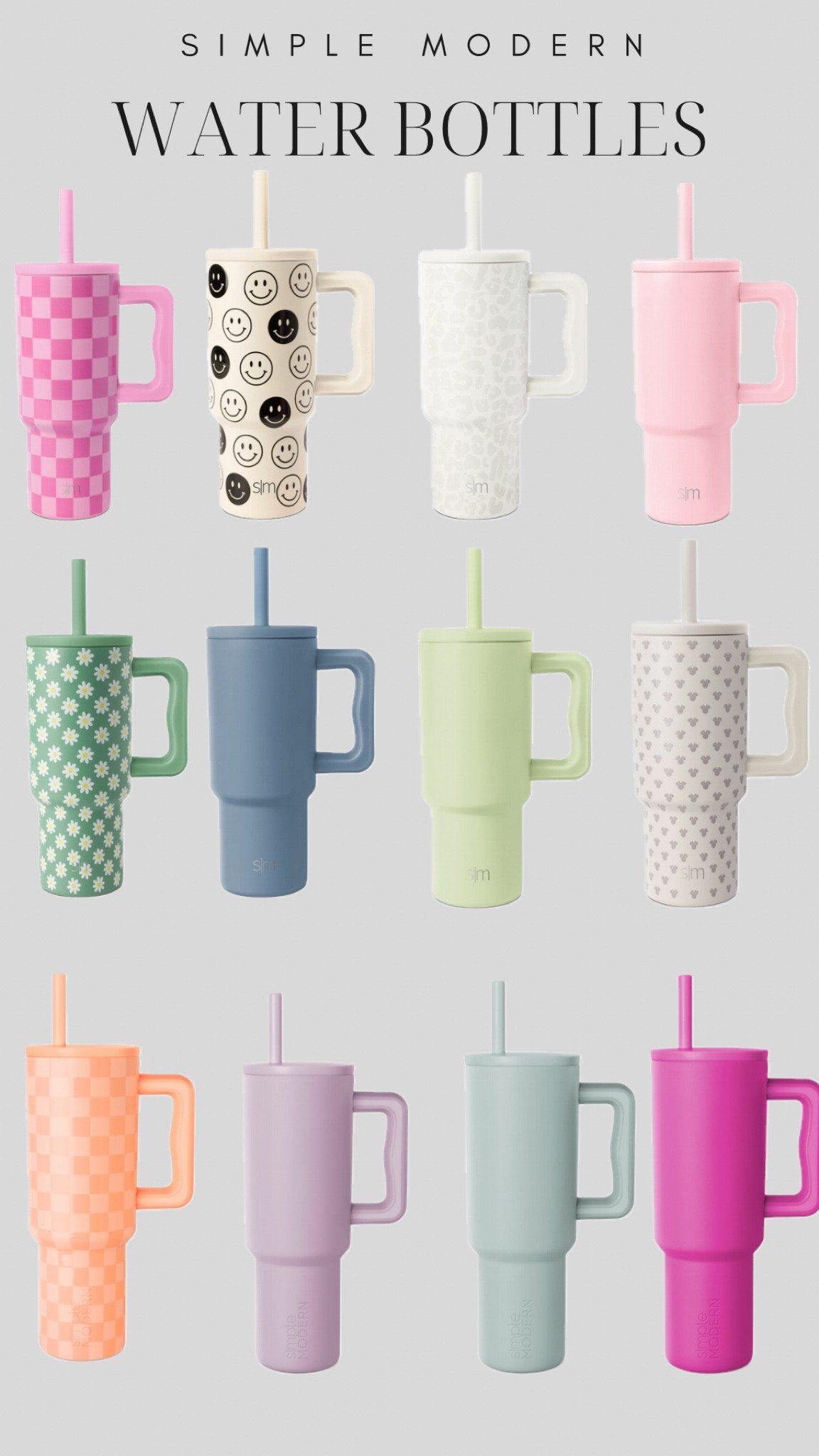 We always get the 40oz and 24 oz trek style so we can match! These Simple Modern water bottles are our absolute faves! 

Mommy and me 
Water bottle with a straw 
Cute water bottles 

#LTKFamily