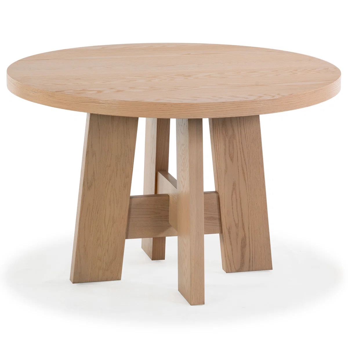 Beverley Round Wood 47 Inch Dining Table | Perigold