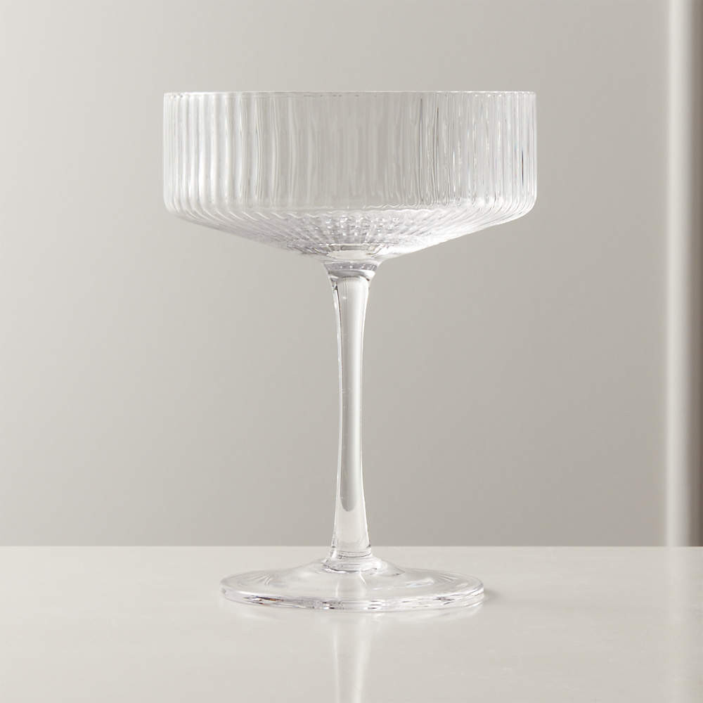 Eve Smoke Coupe Cocktail Glass + Reviews | CB2 | CB2
