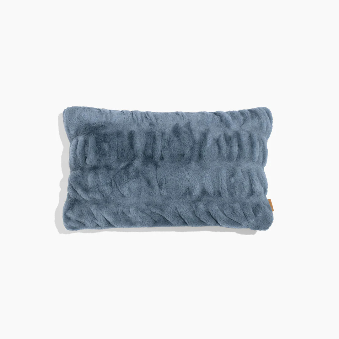 Slate Blue Pillow | Lola Blankets