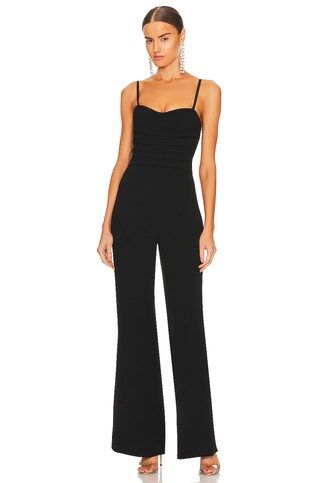 JONATHAN SIMKHAI Rebecca Bustier Jumpsuit in Black from Revolve.com | Revolve Clothing (Global)