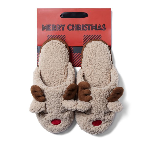 Cozyfoams by Dearfoams Women's Holiday Novelty Scuff Slipper with Gift Bag | Walmart (US)