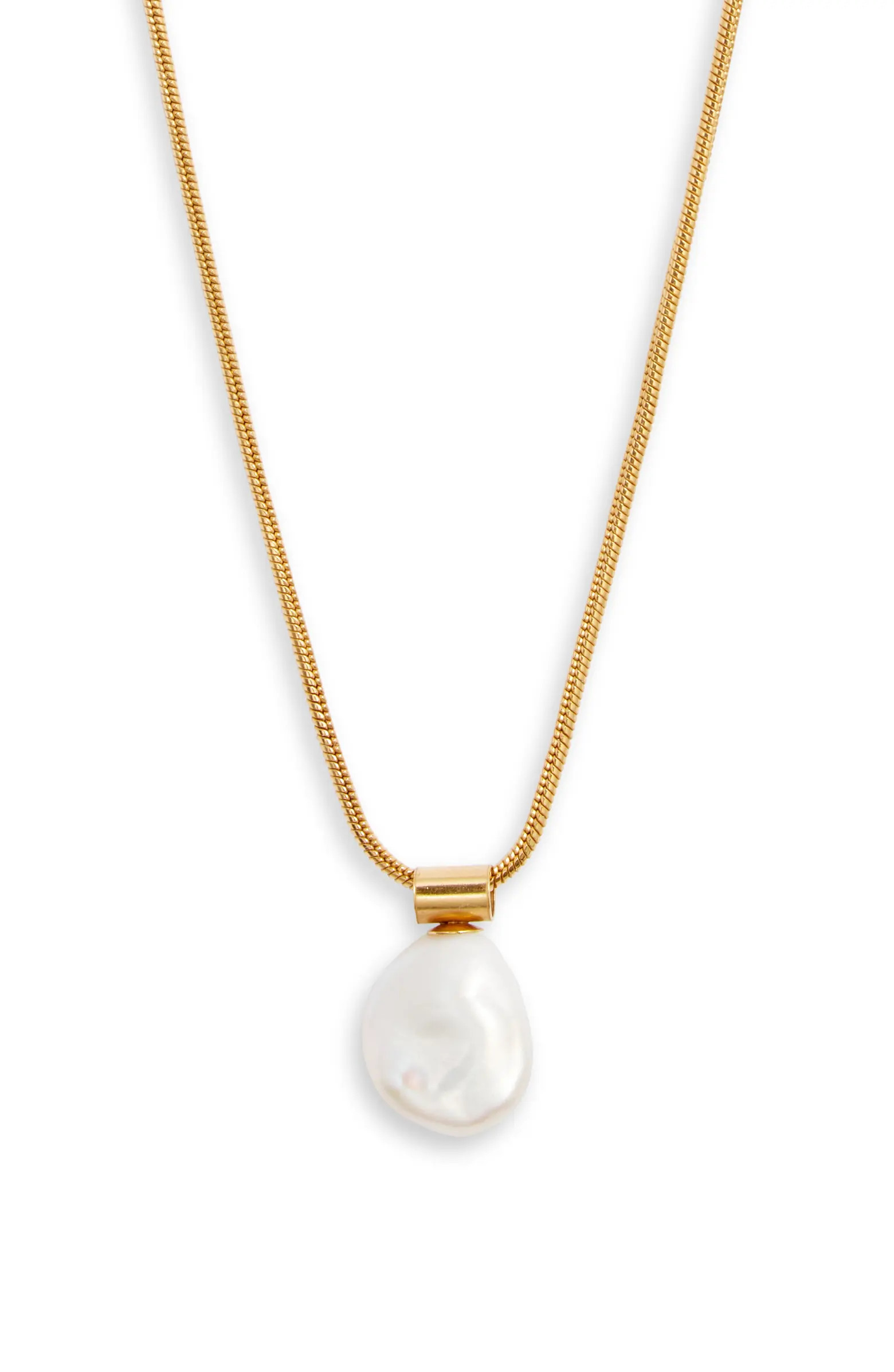 Nathalie Keshi Pearl Pendant Necklace | Nordstrom