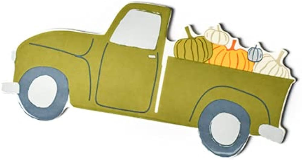 Happy Everything Pumpkin Truck Mini Attachment | Amazon (US)