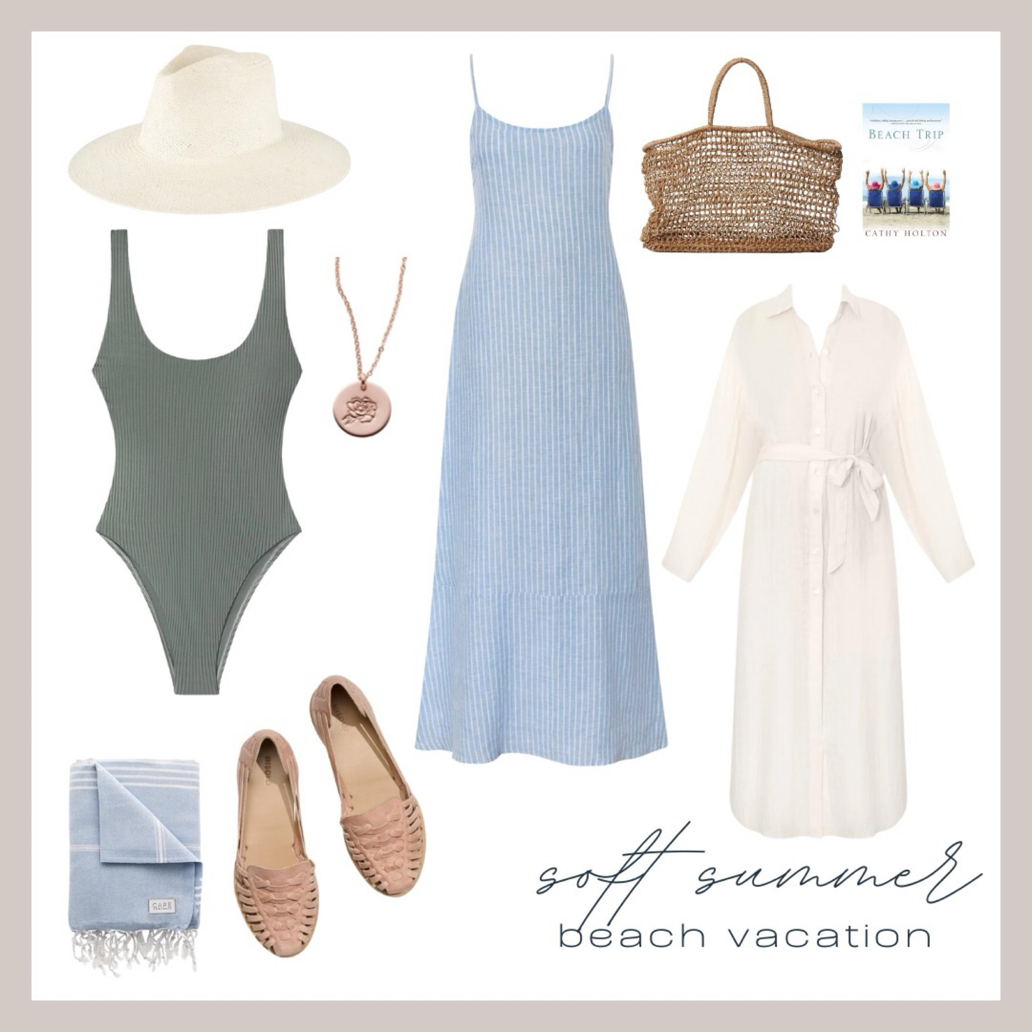Soft Summer Beach Vacation

#softsummerpalette #softsummercolor #softsummerbeach

#LTKSeasonal #LTKSwim #LTKTravel