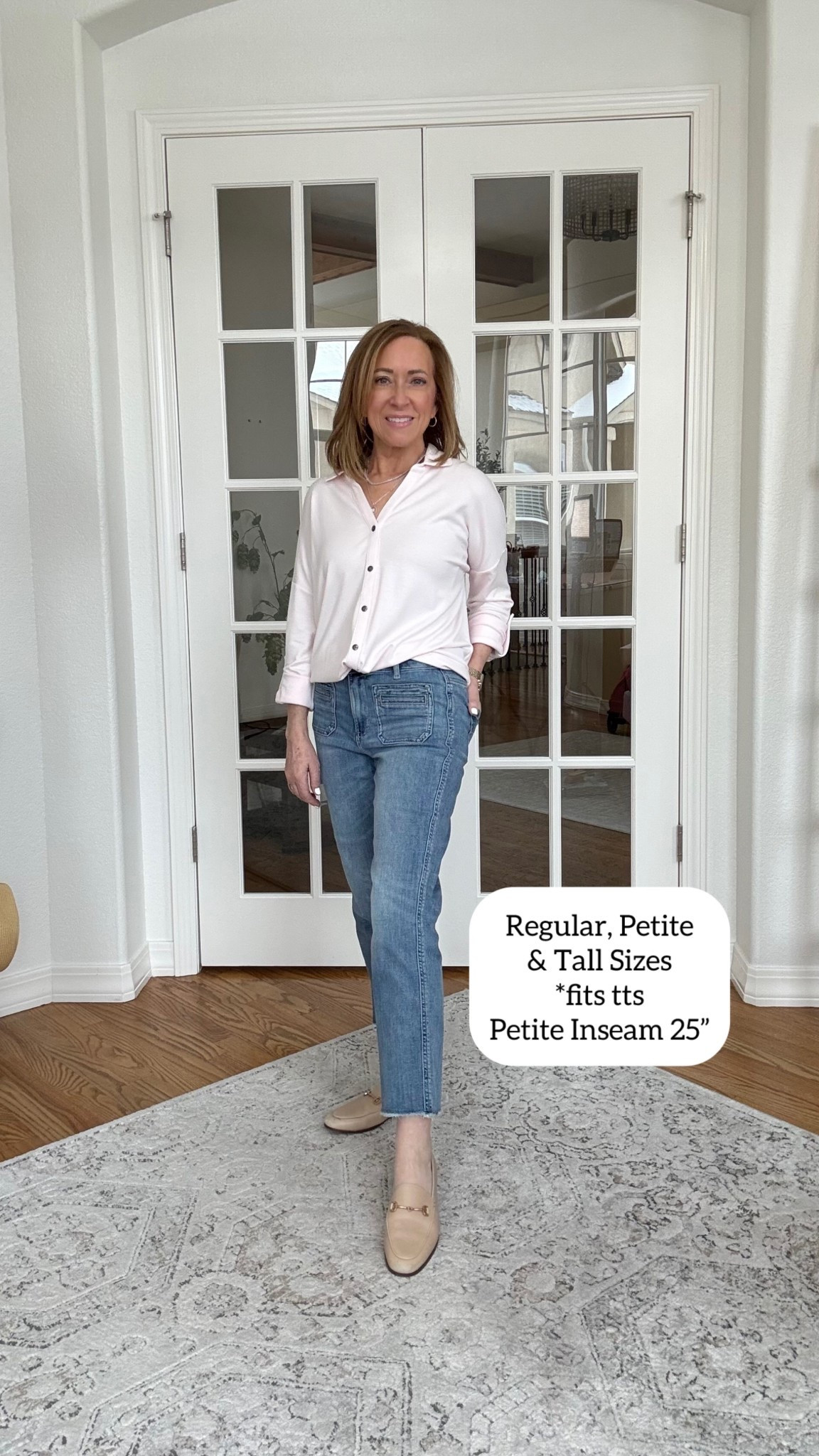 Great fit, slightly loose
& runs true to size. 


#LTKootd #LTKPetite #LTKOver40