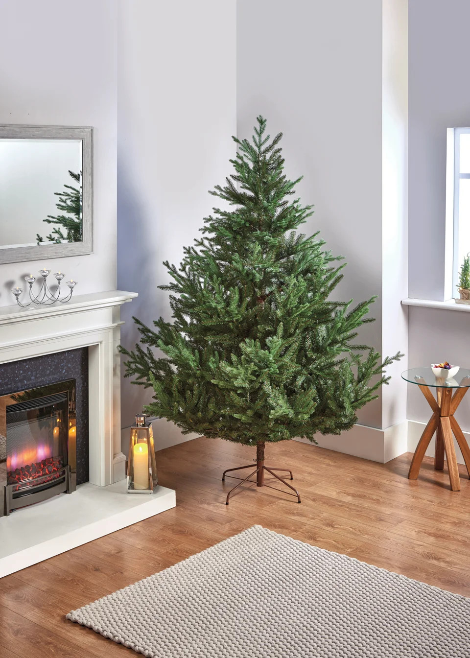 Premier Decorations Glenshee Spruce Natural Look Christmas Tree 6ft | Matalan (UK)