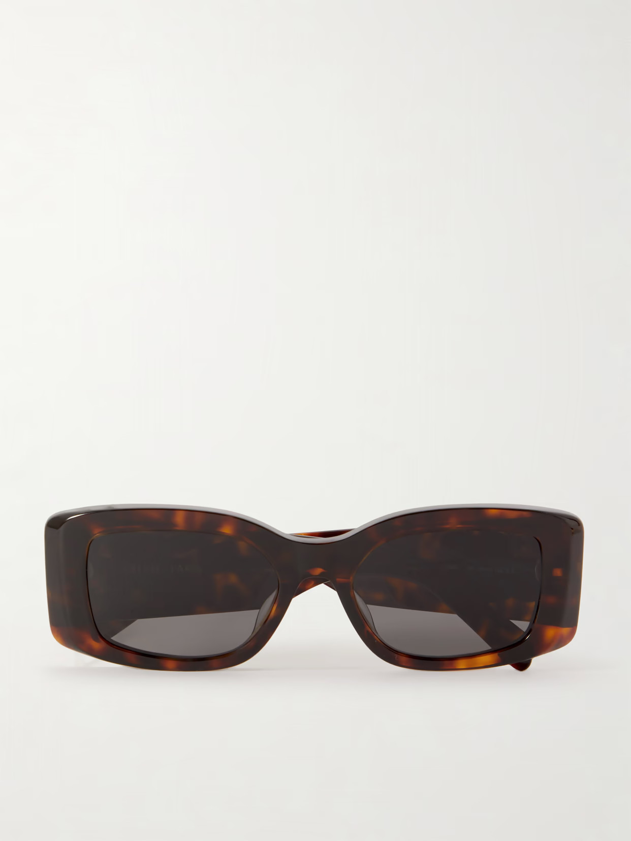 CELINE Eyewear - Triomphe Oversized Square-frame Acetate Sunglasses - Tortoiseshell | NET-A-PORTER (US)