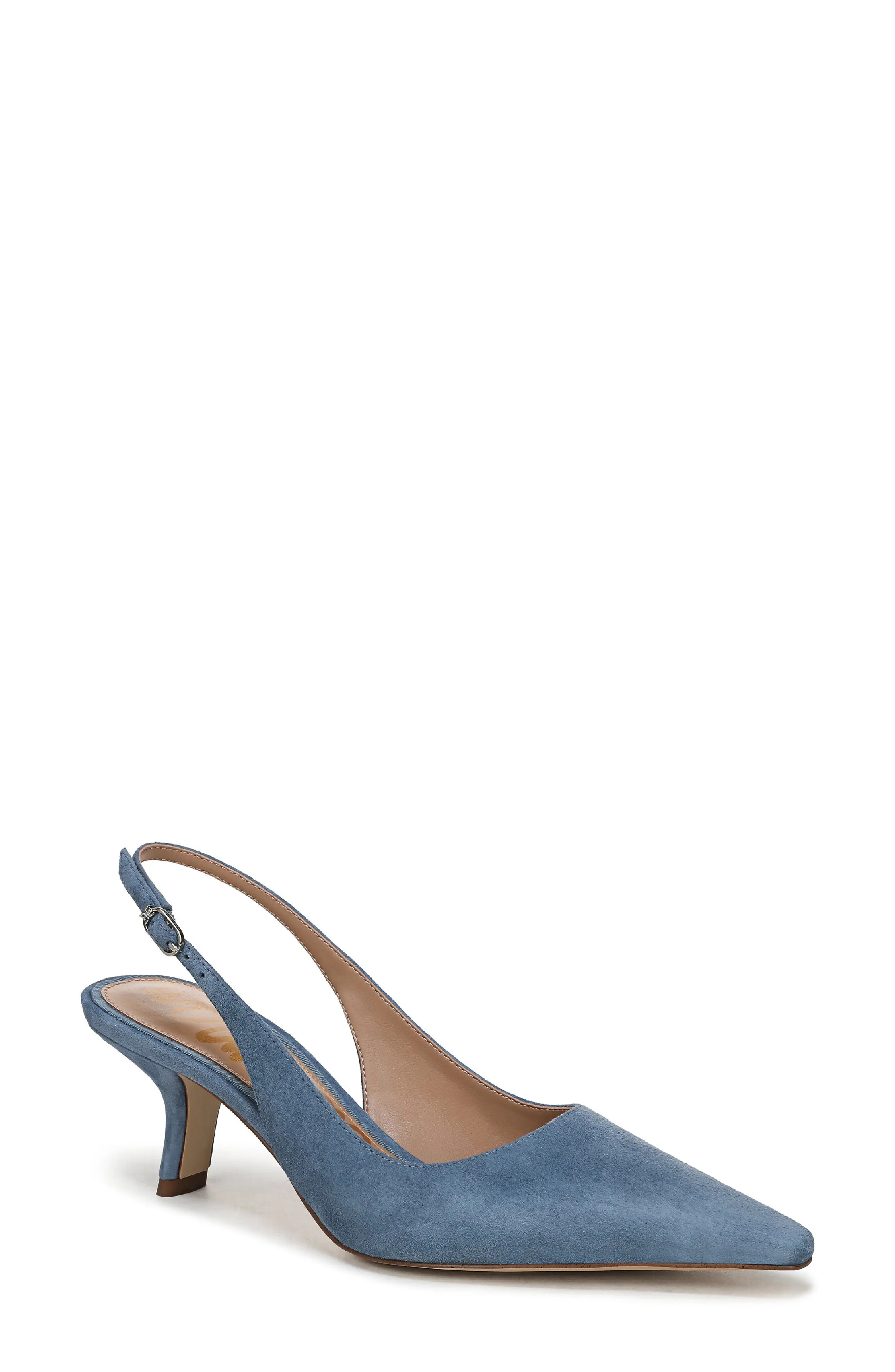 Sam Edelman Bianka Slingback Pump in Rose Quartz Se at Nordstrom Rack, Size 5 | Nordstrom Rack