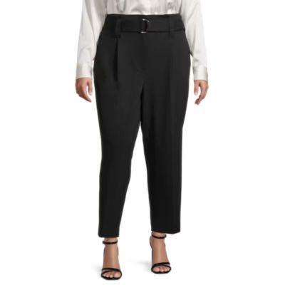 new!Worthington-Plus Womens Mid Rise Straight Fit Ankle Pant | JCPenney