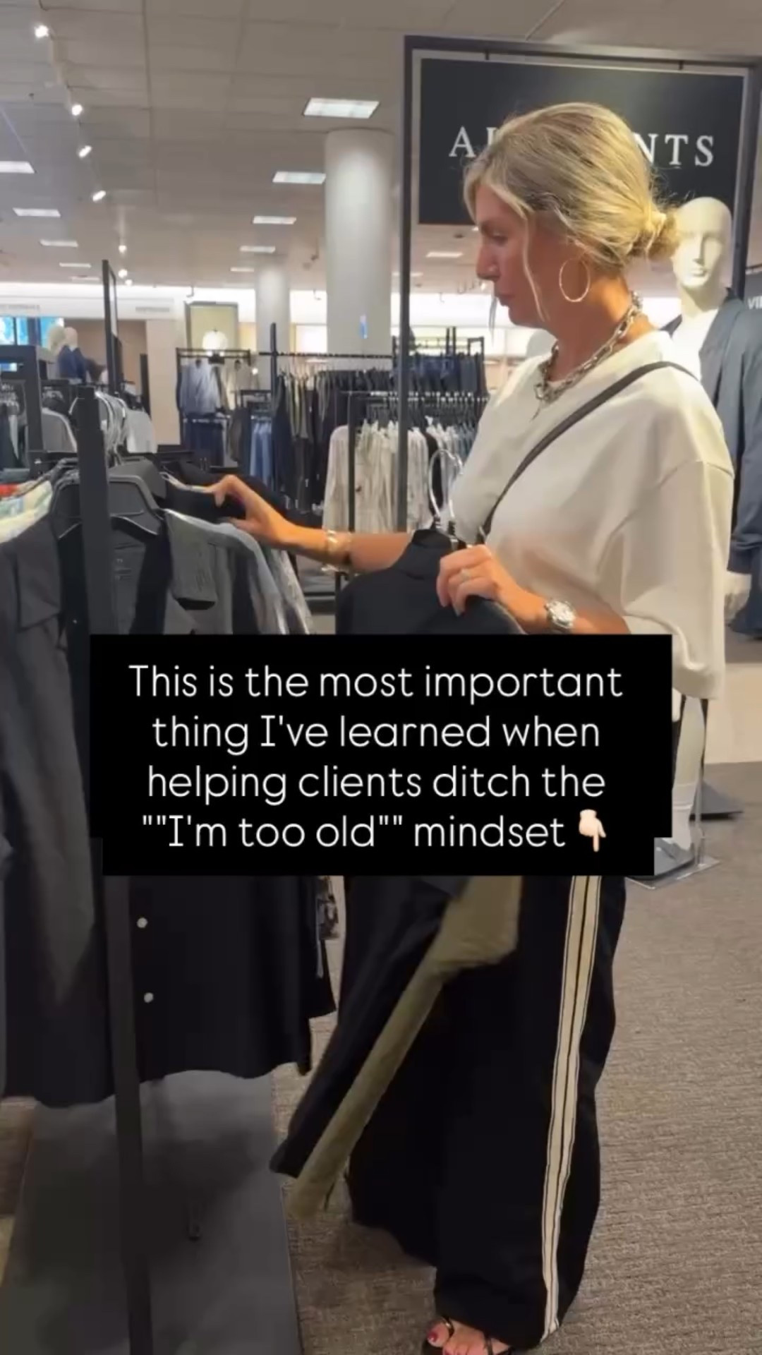 “I’m too old to wear that.” We hear it all the time, but here’s the truth: Style doesn’t have an expiration date. 

One of the most important things we’ve learned when helping clients ditch the “too old” mindset is that age isn’t the issue—confidence is. 
💡 Confidence comes from wearing clothes that reflect you today. 
💡 It’s about embracing timeless wardrobe staples and sprinkling in trends that feel authentic. 
💡 It’s choosing fit, fabrics, and accessories that support how you want to show up in the world. 

Age isn’t a limit—it’s an asset. You’ve earned your confidence, so let’s style it to match. - DM us if you’re ready to love your wardrobe at every age. Let’s create outfits that feel effortless and you. 
#StyleForEveryAge #AgeConfidentStyle #ConfidentDressing #PersonalStylistTips #WardrobeConfidence PersonalStylist EffortlesStyle