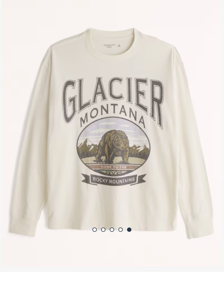 National Park tees on clearance at Abercrombie! Only $15 for this Glacier tee! 

#LTKSeasonal #LTKunder50 #LTKsalealert