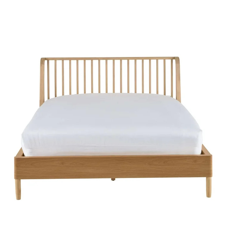Better Homes & Gardens Lillian Spindle Bed, Queen, Natural Pine Finish | Walmart (US)