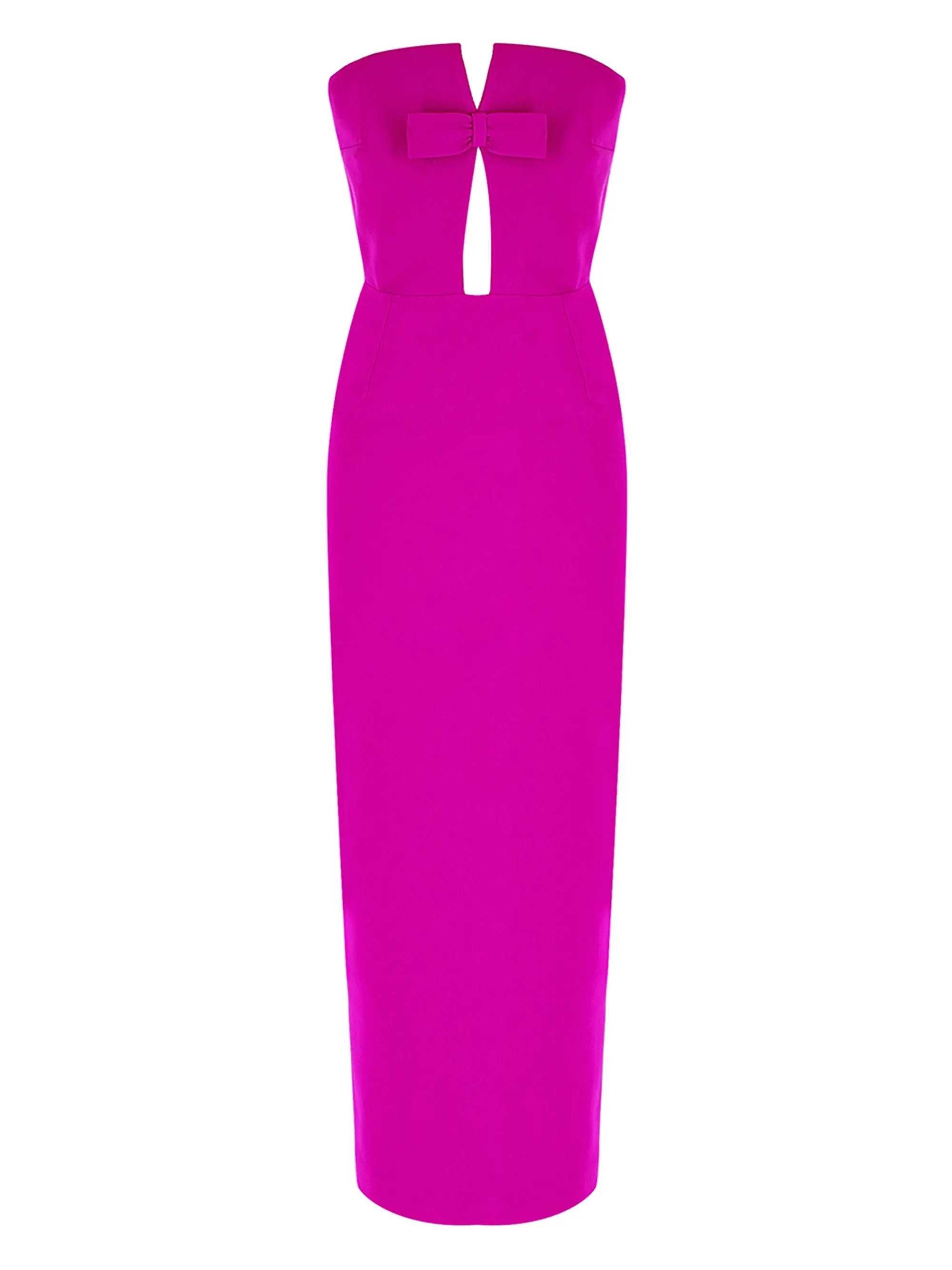 Holly Crepe Strapless Maxi Dress | Saks Fifth Avenue