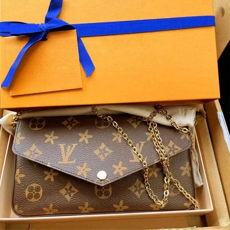 10A high quality Multi Pochette Felicie luxury wallet mini purses crossbody designer bag woman ha... | DHGate