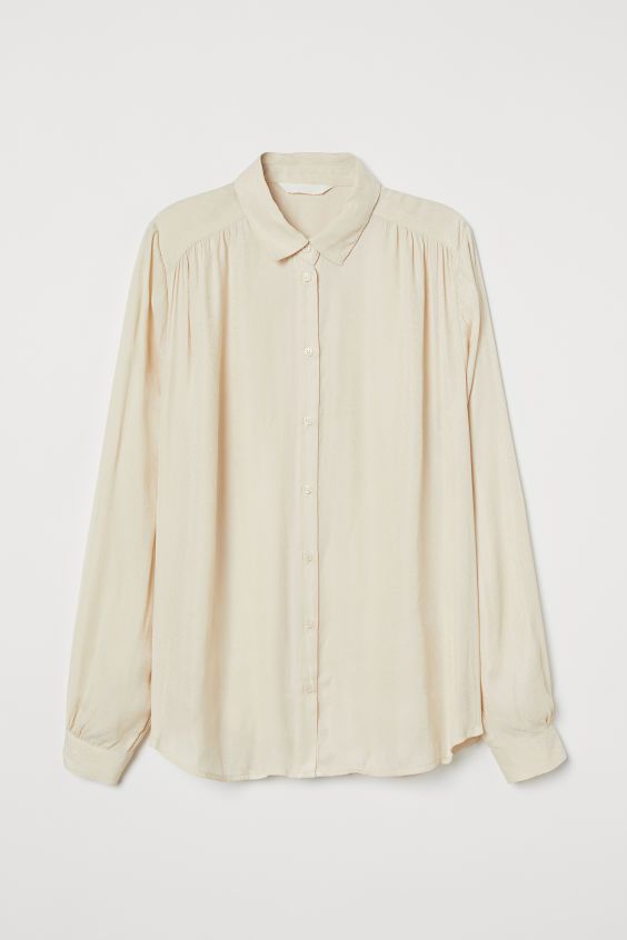 Long-sleeved blouse | H&M (UK, MY, IN, SG, PH, TW, HK)