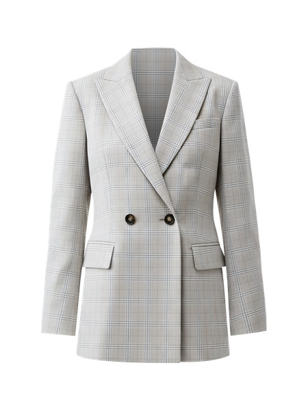 The Fitted Blazer in Plaid | Ann Taylor