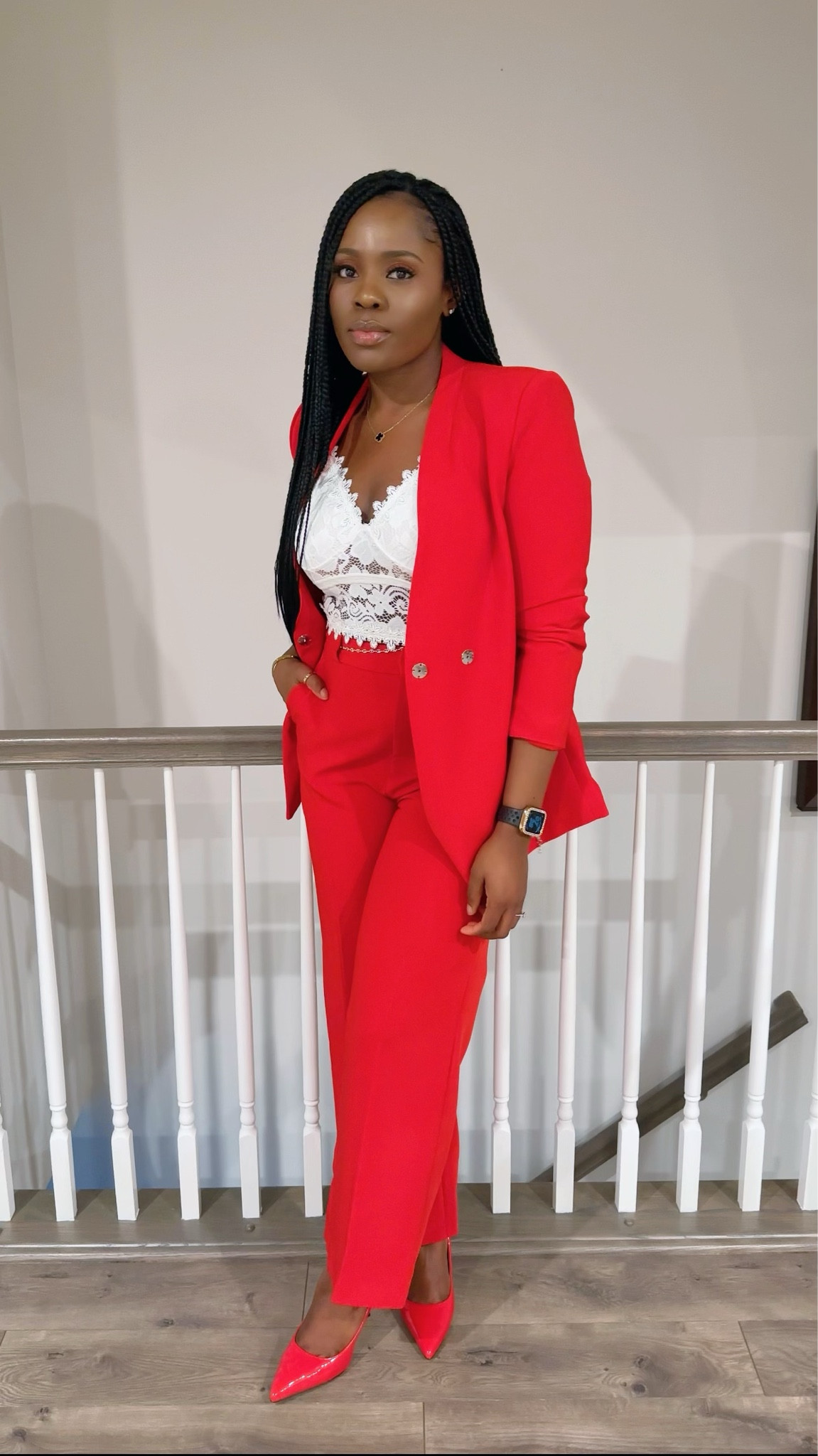 Styling Red suit

#LTKunder50 #LTKstyletip #LTKworkwear