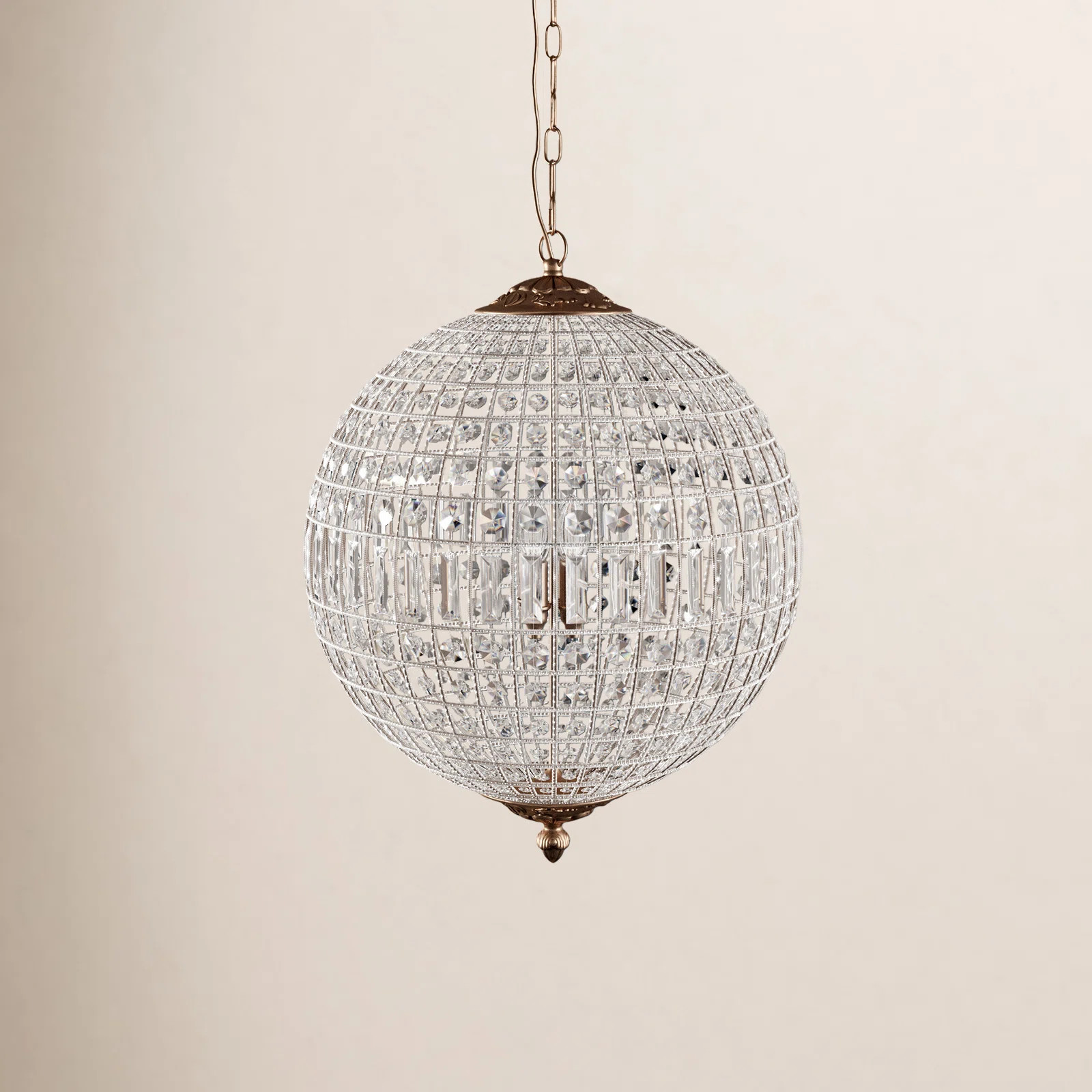 Rola 5 - Light Metal Dimmable Globe Chandelier | Birch Lane
