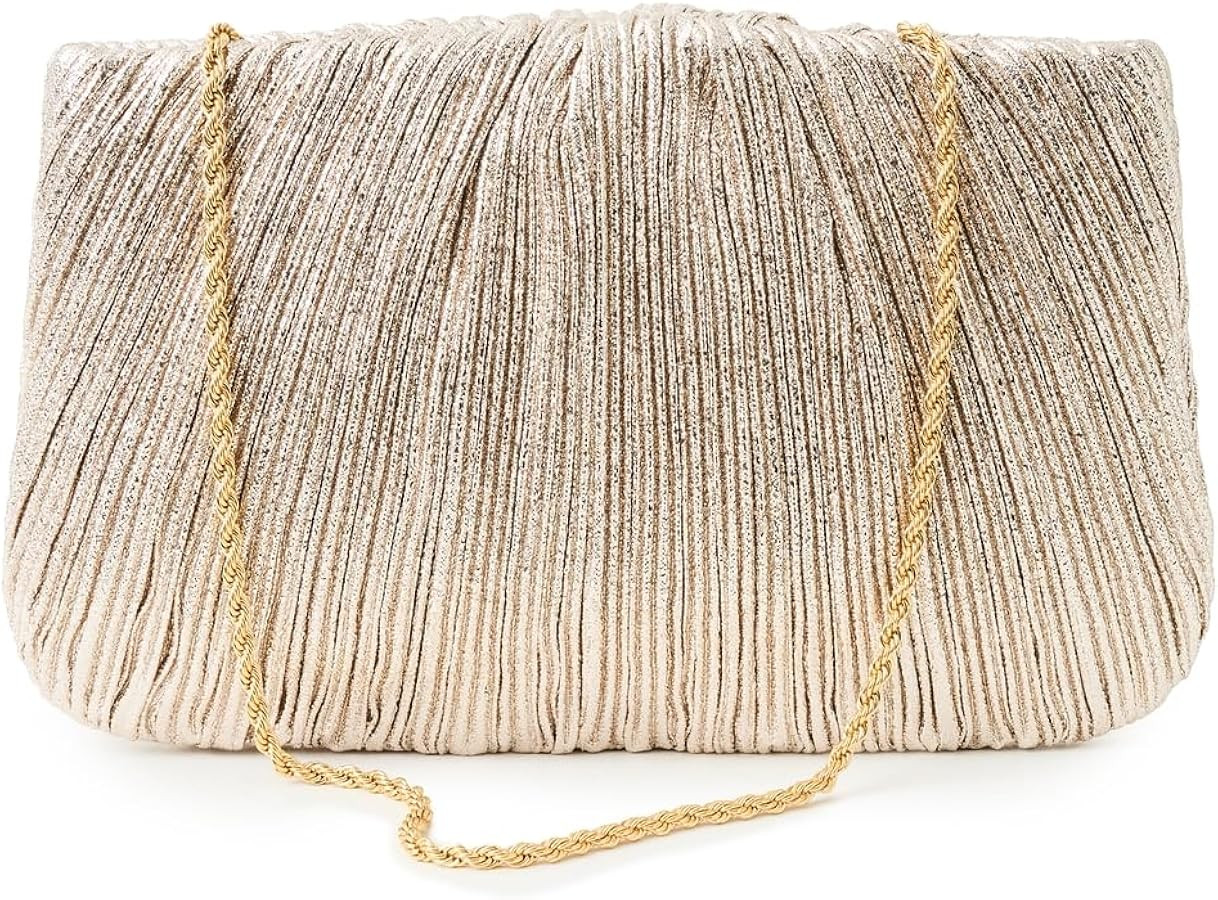 Loeffler Randall Women's Brit Flat Pleated Pouch | Amazon (US)