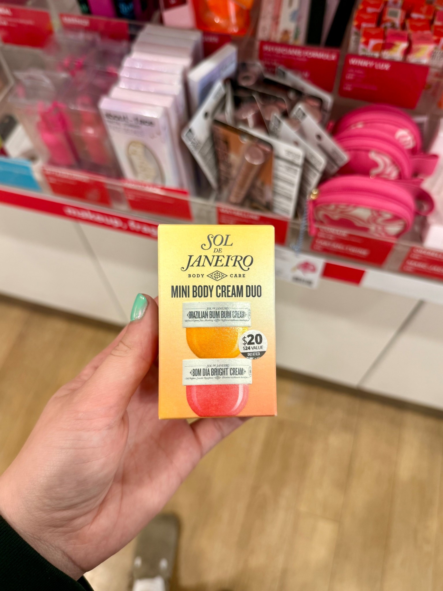 Sol De Janeiro mini’s at Ulta! Perfect for a cute bouquet gift 🎁 

Summer, gift guide, seasonal, skincare, beauty, lotion, body cream

#LTKBeauty #LTKGiftGuide #LTKSummerEdit