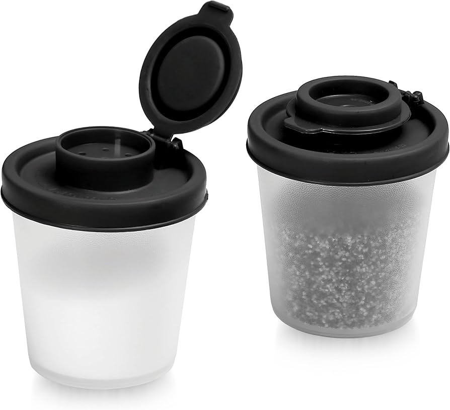 SIGNORAWARE Salt and Pepper Shakers Moisture Proof Set of 2 Medium Salt Shaker to go Camping Picn... | Amazon (US)