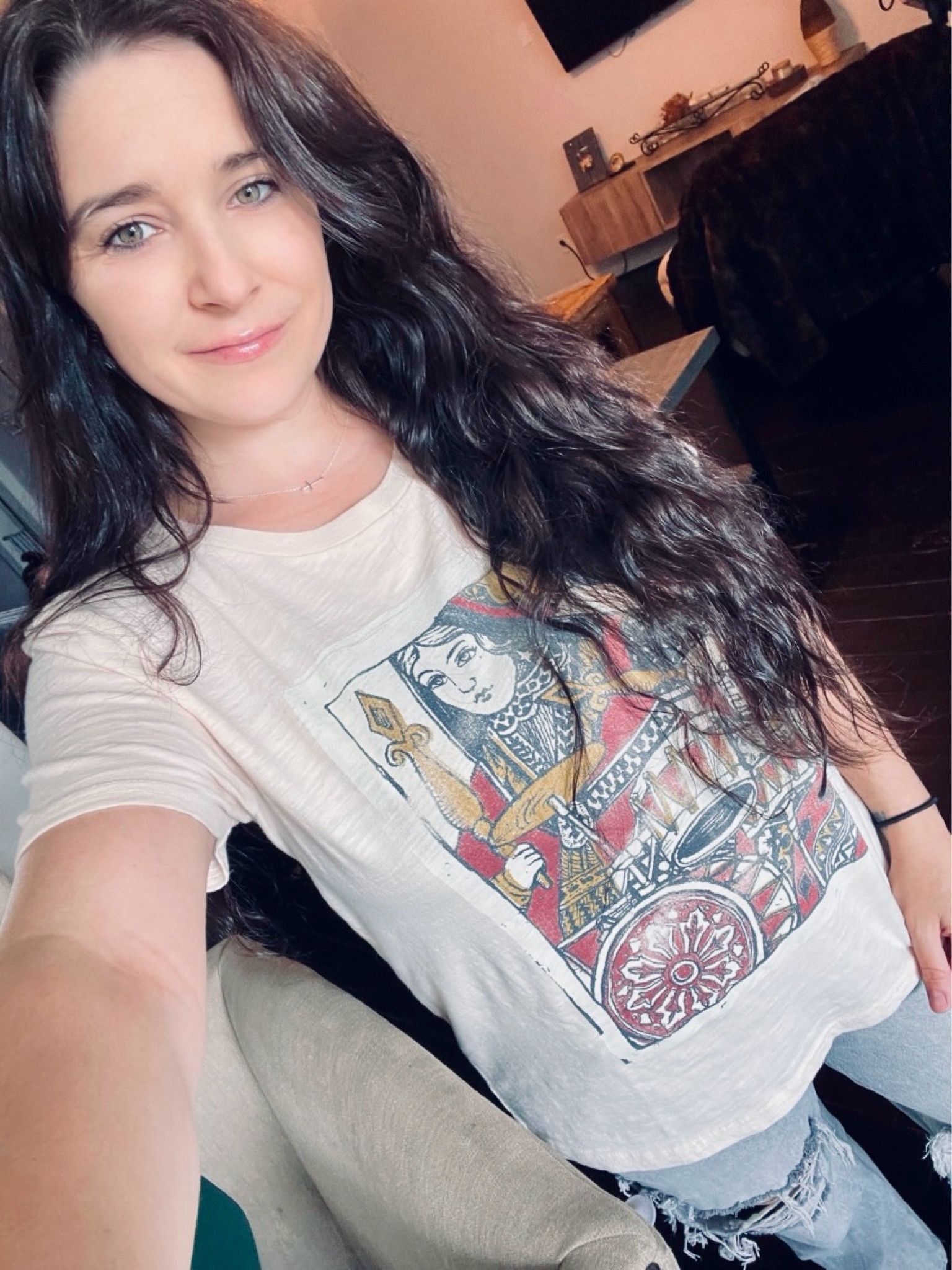 Love a good graphic tee and this Queen of spades tee does not disappoint ♠️ 

#LTKStyleTip #LTKFindsUnder50