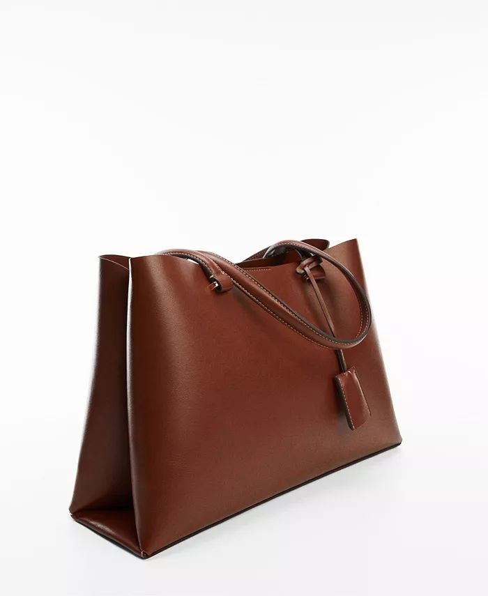 MANGO Women's Dual Compartment Shopper Bag - Macy's | Macy's