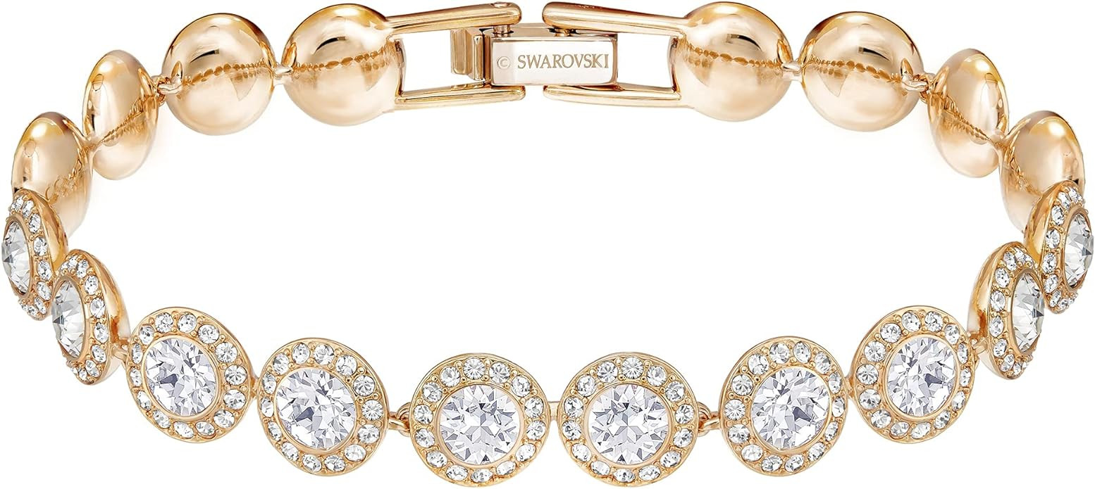 Swarovski Una Angelic Crystal Tennis Bracelet Collection | Amazon (US)