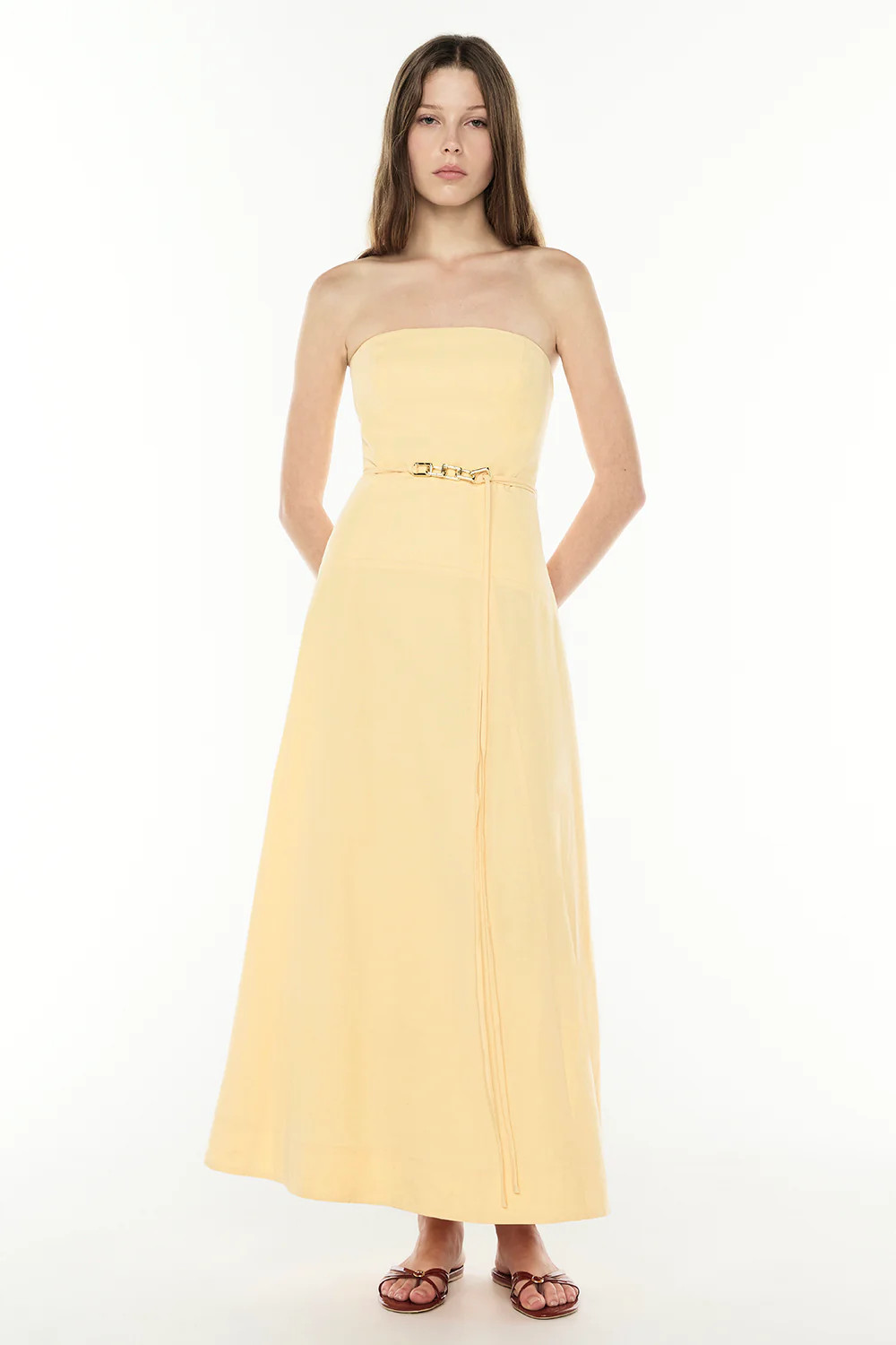 Chasing Sunsets Strapless Dress | MANNING CARTELL